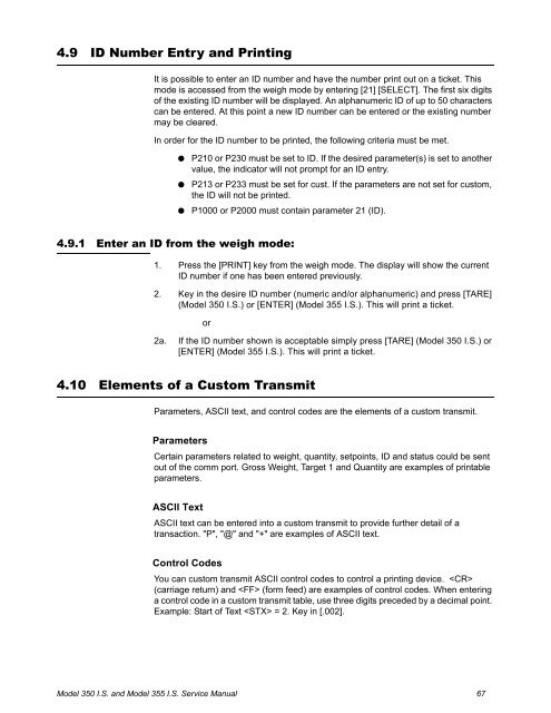 GSE 350IS / GSE 355IS Service Manual - Advanced Weigh ...