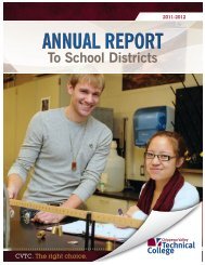 View 2011-2012 Report - Chippewa Valley Technical College