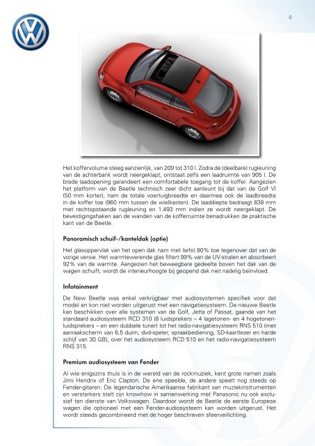 nieuwe VW Beetle - D'Ieteren Lease