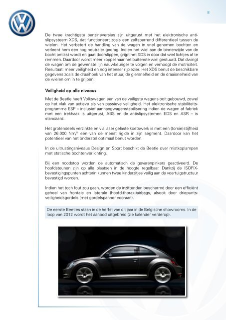 nieuwe VW Beetle - D'Ieteren Lease