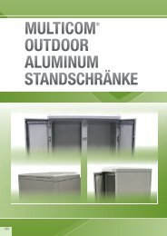 MULTICOMÂ® OUTDOOR ALUMINUM STANDSCHRÃ„NKE