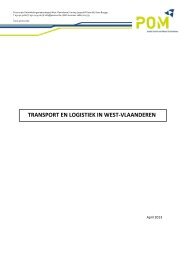 TRANSPORT EN LOGISTIEK IN WEST-VLAANDEREN - POM West ...