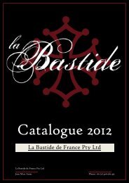 La Bastide de France Pty Ltd