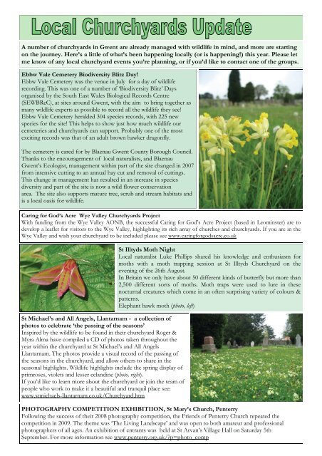 GLCP newsletter Issue 4.pdf - Gwent Wildlife Trust