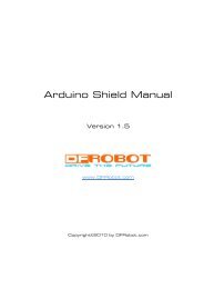 Arduino Shields Manual - DFRobot