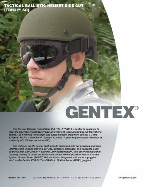 Product Datasheet - Gentex Corporation