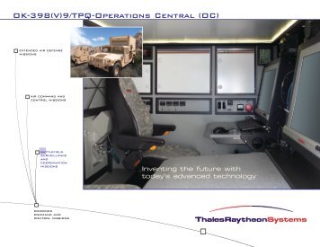 PDF brochure - ThalesRaytheonSystems