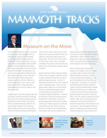 MAMMOTH TRACKS - Royal Alberta Museum