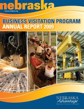 business visitation program annual report 2009 - Nebraska ...