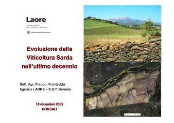 Evoluzione della viticoltura sarda nell'ultimo decennio [file