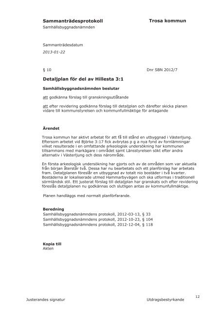 Kallelse med handlingar 20130227.pdf - Trosa kommun