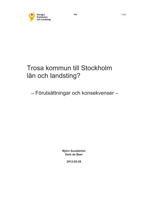 Kallelse med handlingar 20130227.pdf - Trosa kommun