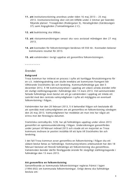 Kallelse med handlingar 20130227.pdf - Trosa kommun