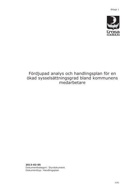 Kallelse med handlingar 20130227.pdf - Trosa kommun