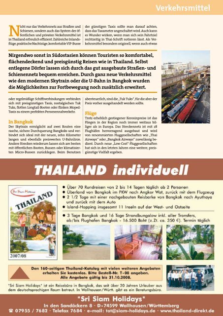 Das unbekannte Thailand entdecken! Attraktive Ideen Thailand von ...