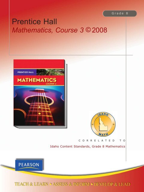 Prentice Hall Mathematics, Course 3