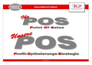 Gesundheit mit Gewinn - IPO Internationale Prävention Organisation ...