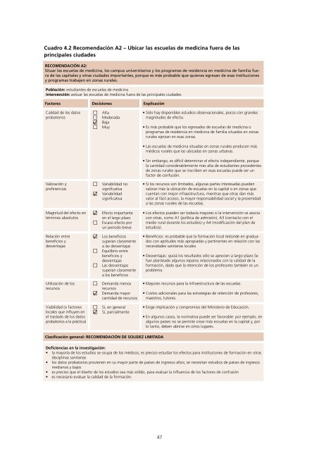 Aumentar el acceso al personal sanitario en zonas ... - libdoc.who.int