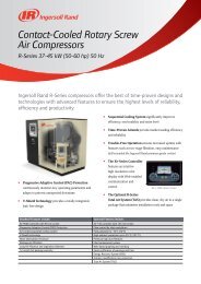 Contact-Cooled Rotary Screw Air Compressors - Maes Compressoren