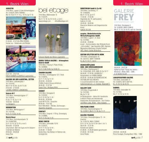 artguide - Vernissage