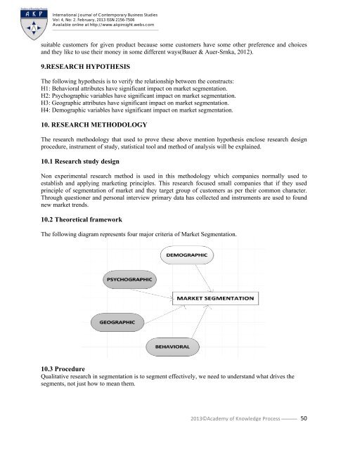 Contemporary Business Studies - Academy of Knowledge Process ...