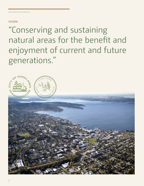 20-year Forest Restoration Plan - City of Kirkland