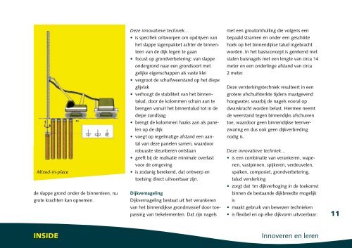 Innoveren en Leren (brochure) - Innoveren met water