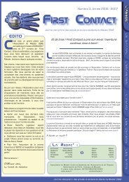 FIRST CONTACT - Outils et SystÃ¨mes de l'Astronomie et de l'Espace