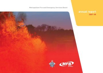 annual report - Metropolitan Fire Brigade