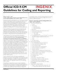 Official ICD-9-CM Guidelines for Coding and Reporting