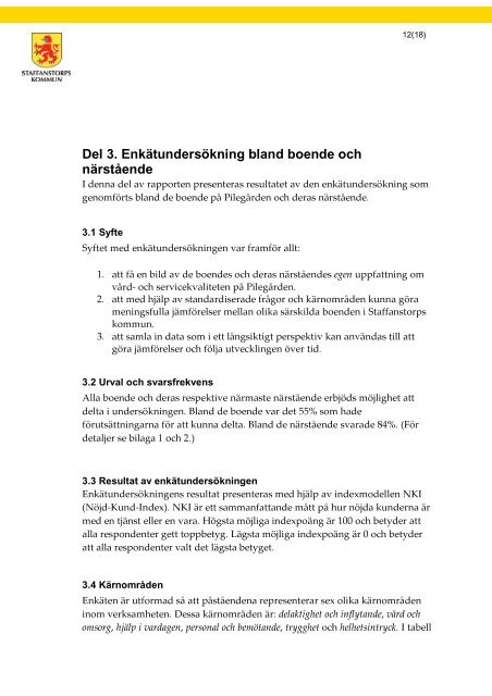 PilegÃ¥rden rapport 2011-05-31 - Staffanstorp