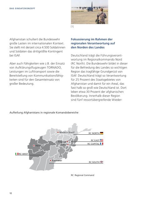 Unsere Bundeswehr in Afghanistan FÃ¼r Sicherheit und Frieden