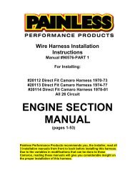1970-1973 Camaro (18 circuit Chassis Harness) - Painless Wiring