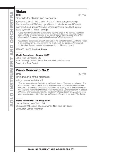 Composer Brochure | Works