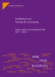 Fylde Coast Local Investment Plan 2011 - Blackpool Council