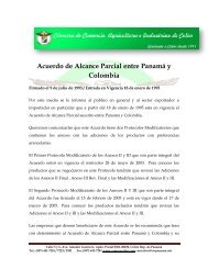 Acuerdo de Alcance Parcial entre PanamÃ¡ y Colombia - Fecamco