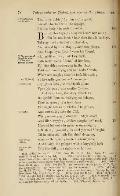 Lydgate's Siege of Thebes