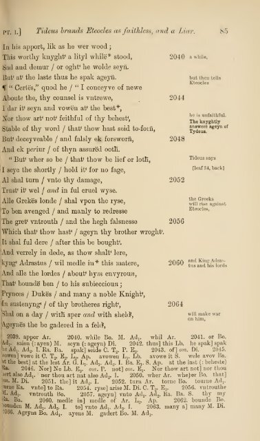 Lydgate's Siege of Thebes