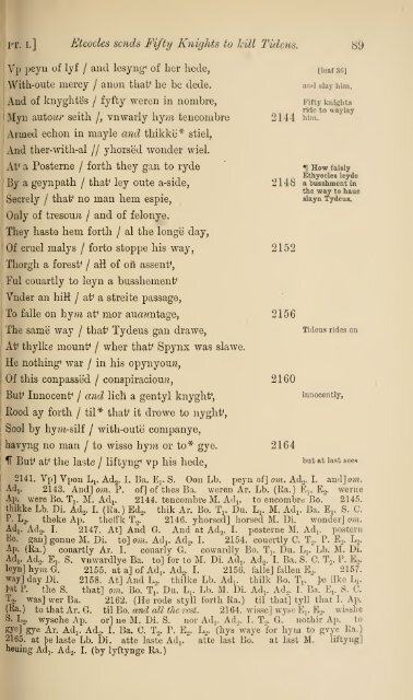 Lydgate's Siege of Thebes