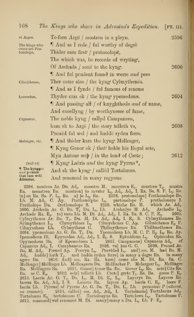 Lydgate's Siege of Thebes