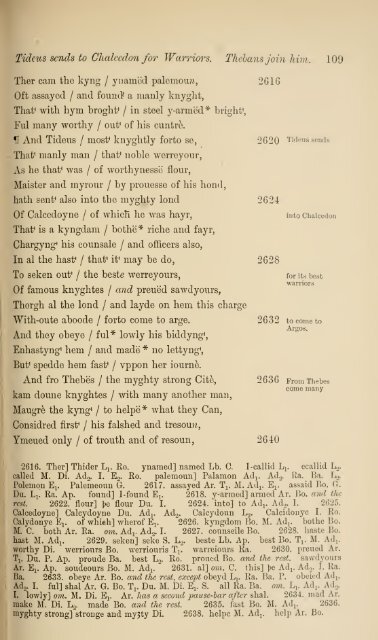 Lydgate's Siege of Thebes