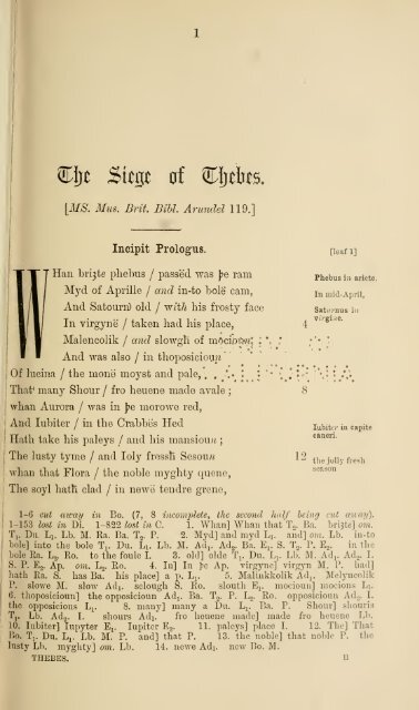 Lydgate's Siege of Thebes