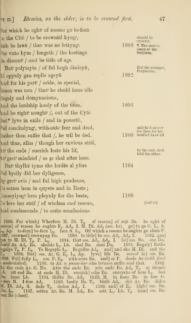 Lydgate's Siege of Thebes