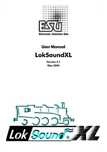 LokSound2 Handbuch, V1.0 Juli 2001 - ESU