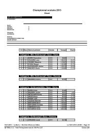 Championnat scolaire 2013 - Ski-Club Villars-sur-Glâne