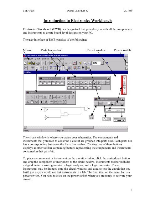 Introduction to Electronics Workbench