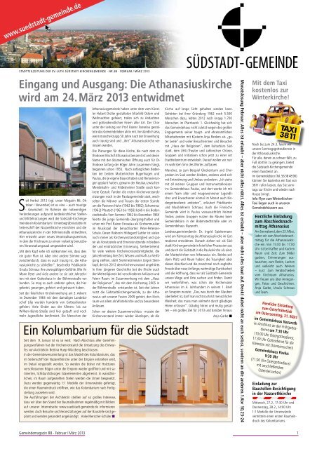 VollstÃ¤ndige Ausgabe - Ev.-luth. SÃ¼dstadt-Kirchengemeinde