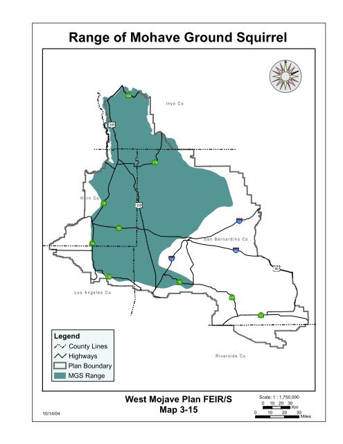 West Mojave Plan FEIR/S - Desert Managers Group