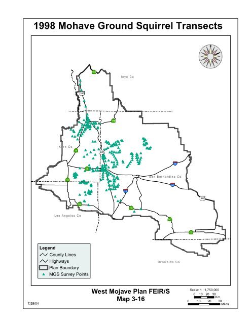 West Mojave Plan FEIR/S - Desert Managers Group