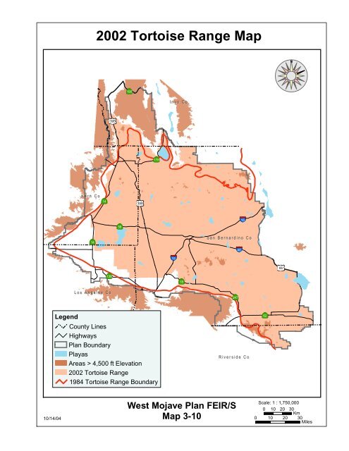 West Mojave Plan FEIR/S - Desert Managers Group